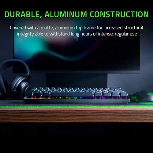 Razer Huntsman Mini RGB Razer Red Optical Linear Wired Gaming Keyboard image