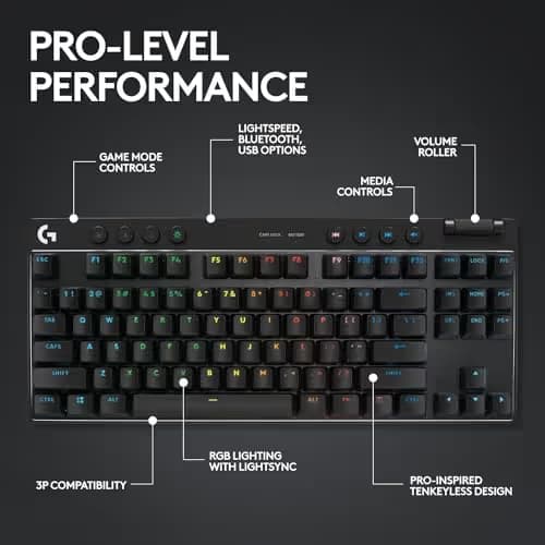 Logitech PRO X RGB Logitech GX Brown Tactile Mechanical Gaming Keyboard image