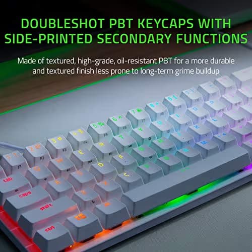 Razer Huntsman Mini RGB Wired Razer Red Optical Linear Gaming Keyboard image