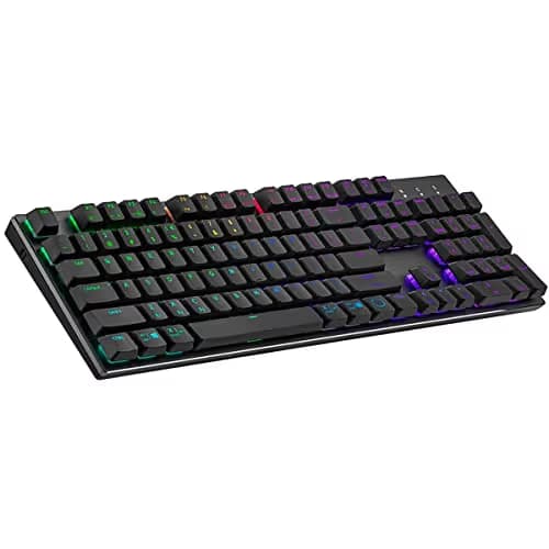 Cooler Master SK653 RGB Bluetooth TTC Red Low Profile Gaming Keyboard main image