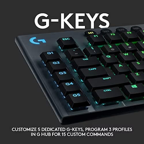 Logitech G815 Lightsync RGB Wired GL Clicky Gaming Keyboard image