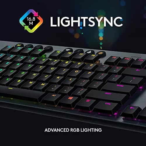 Logitech G815 Lightsync RGB Wired GL Clicky Gaming Keyboard image