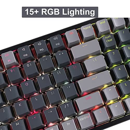 Keychron K4 V2 RGB Bluetooth/Wired Standard Gateron G Pro Blue Mechanical Keyboard image