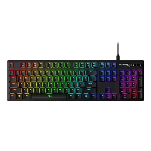 HP HyperX Alloy Origins RGB HyperX Aqua Wired Gaming Keyboard image