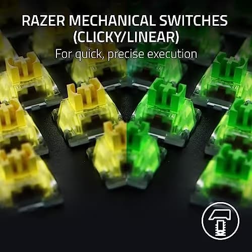 Razer BlackWidow V4 RGB Wired Razer Yellow Mechanical Gaming Keyboard image
