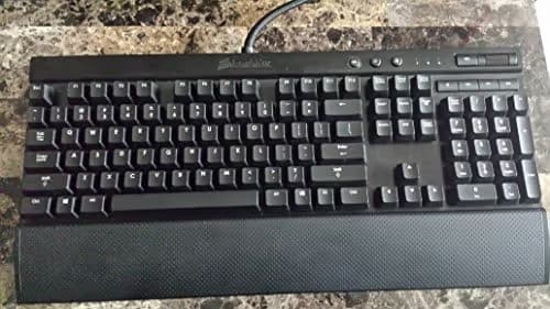Corsair K70 Wired Cherry MX Blue Mechanical Gaming Keyboard image