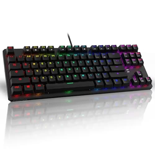 Tecware Phantom RGB Wired Outemu Blue Gaming Keyboard image