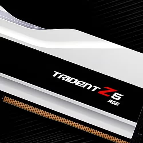 G.Skill Trident Z5 RGB White / Black DDR5-6000 CL30 64GB (2x32GB) image