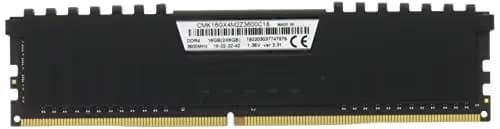 Corsair Vengeance LPX Black / Yellow DDR4-3600 CL18 16GB (2x8GB) image