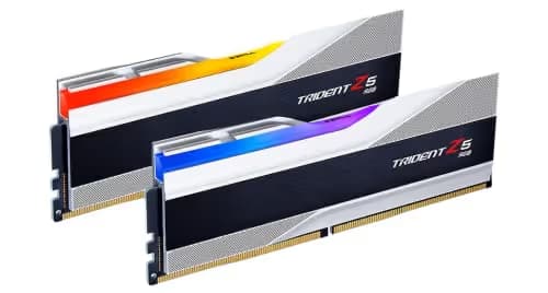 G.Skill Trident Z5 RGB Silver / Black DDR5-6000 CL36 32GB (2x16GB) image