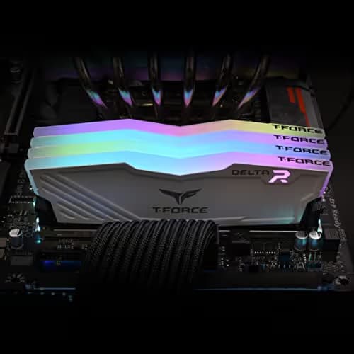 TEAMGROUP T-Force Delta RGB White DDR4-3600 CL18 32GB (2x16GB) WHITE image