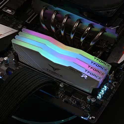 TEAMGROUP T-Force Delta RGB White DDR4-3600 CL18 32GB (2x16GB) WHITE image