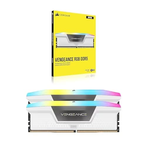 Corsair Vengeance RGB White DDR5-6000 CL40 32GB (2x16GB) image
