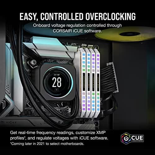 Corsair Dominator Platinum RGB White DDR5-5200 CL40 32GB (2x16GB) image