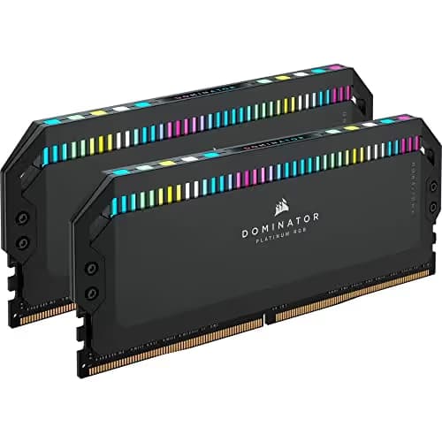 Corsair Dominator Platinum RGB Black DDR5-6000 CL40 64GB (2x32GB) image