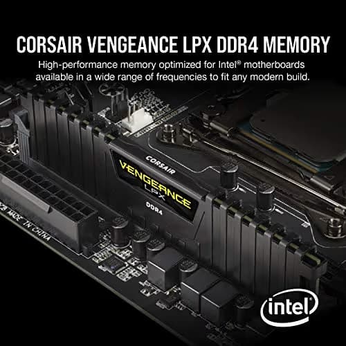 Corsair Vengeance LPX Black DDR4-3000 CL16 16GB (2x8GB) image
