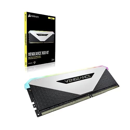 Corsair Vengeance RGB RT White / Black DDR4-3600 CL18 32GB (2x16GB) image