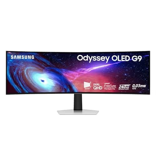 Samsung Odyssey G9 G93SC 49" 5120x1440 240Hz QD-OLED Monitor image