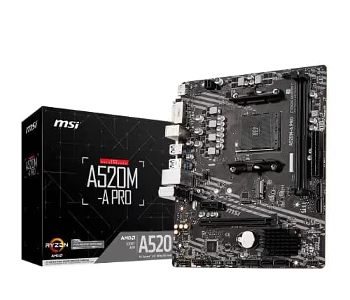 MSI A520M-A PRO Micro ATX AM4 image