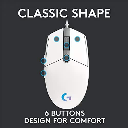 Logitech G203 Lightsync Wired Optical Gaming Mouse image