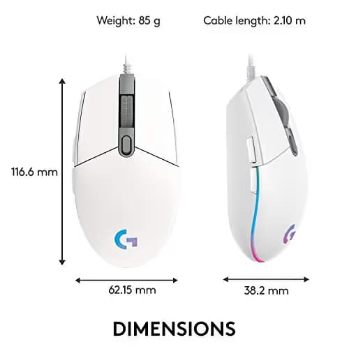 Logitech G203 Lightsync Wired Optical Gaming Mouse image