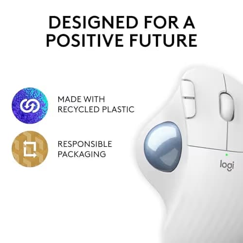 Logitech ERGO M575 Bluetooth/Wireless/Wired Optical Mouse image
