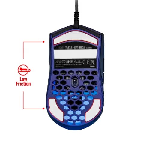 Cooler Master MM711 Blue Steel Wired Optical Gaming Mouse image