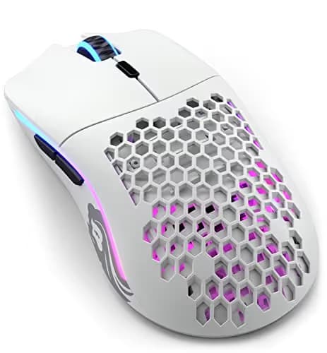 Glorious Model O- Wired/Wireless Optical White Gaming Mouse main image