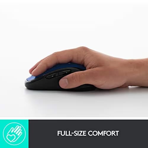 Logitech M510 Blue Wireless Laser Mouse image