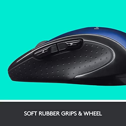 Logitech M510 Blue Wireless Laser Mouse image