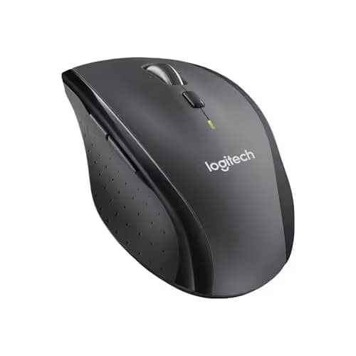 Logitech M705 Wireless Laser Black Mouse image
