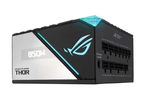 Asus ROG THOR P2 Gaming  850W Fully Modular 80+ Platinum Black / Silver image