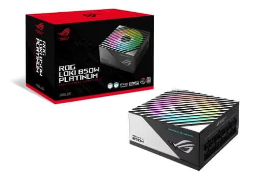 Asus ROG LOKI Black / Silver SFX 850W Fully Modular 80+ Platinum Certified image