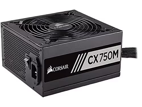 Corsair CX750M V2 (2017 Edition) Black / White 750W Semi-Modular 80+ Bronze image
