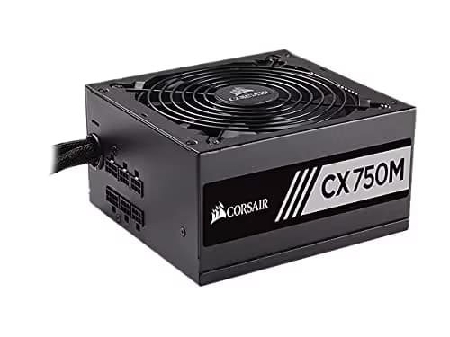 Corsair CX750M V2 (2017 Edition) Black / White 750W Semi-Modular 80+ Bronze image