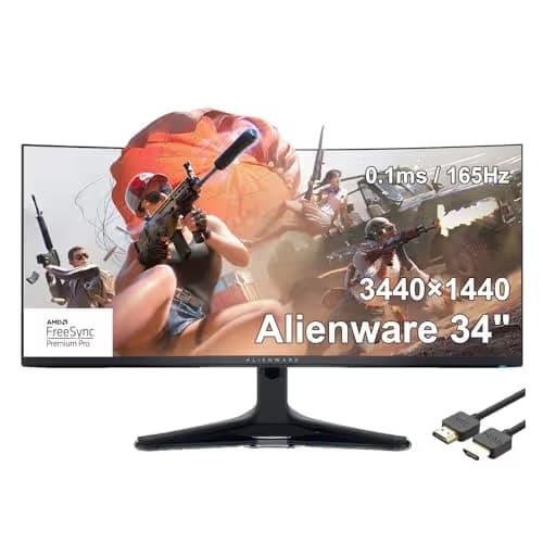 Dell Alienware AW3423DWF 34.2" 3440x1440 165Hz QD-OLED Curved Monitor main image
