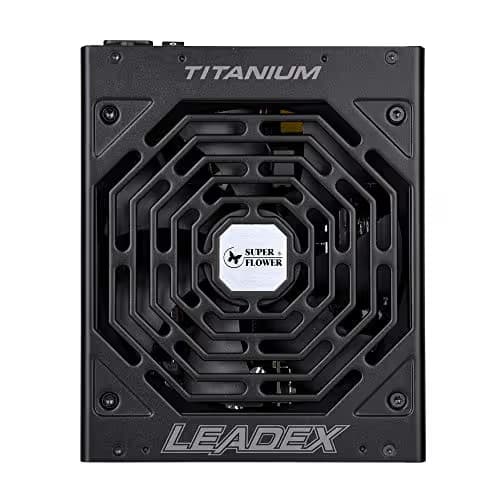 Super Flower Leadex Titanium Black 1000W Fully Modular 80+ Titanium Certified image