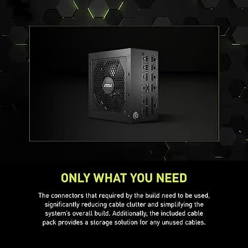 MSI MAG A850GL PCIE5 850W Fully Modular 80+ Gold Certified image