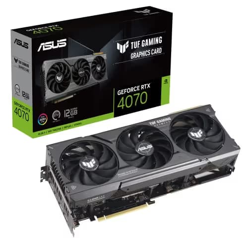 Asus TUF GAMING GeForce RTX 4070 12GB GDDR6X Black image