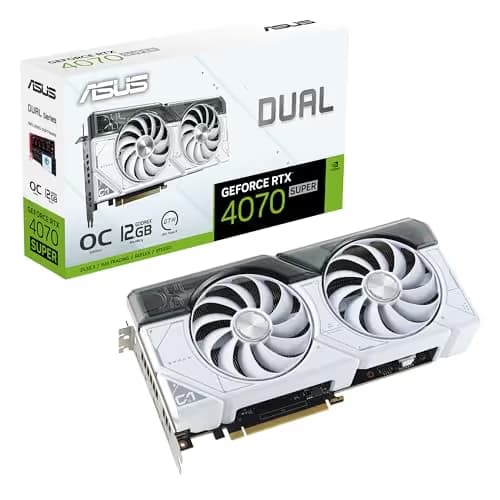 Asus DUAL OC GeForce RTX 4070 12GB GDDR6X White image