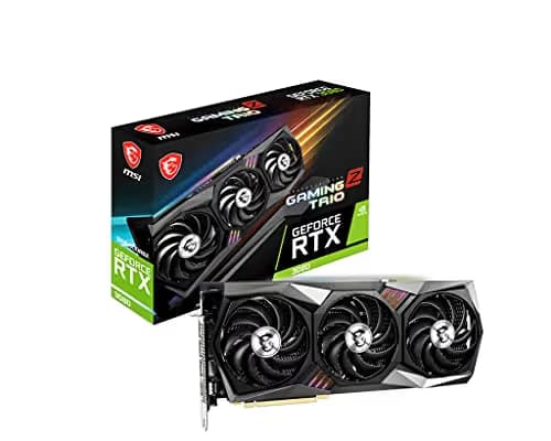 MSI GAMING Z TRIO GeForce RTX 3080 10GB LHR 10GB GDDR6X Black image