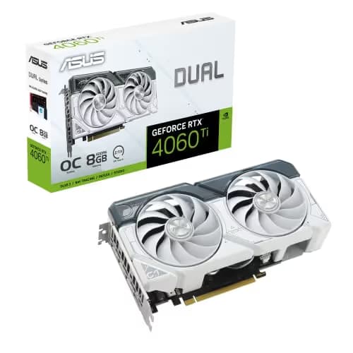 ASUS Dual GeForce RTX™ 4060 Ti White OC Edition 8GB GDDR6 image