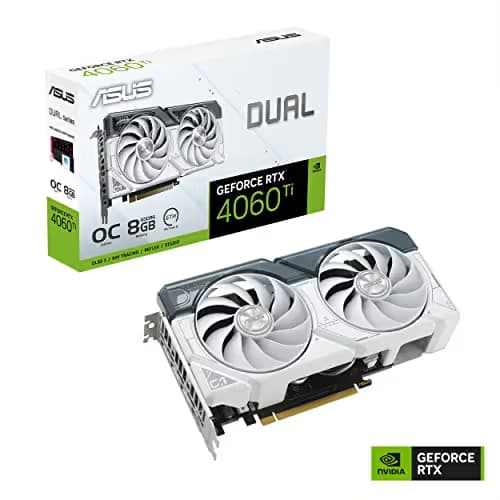 ASUS Dual GeForce RTX™ 4060 Ti White OC Edition 8GB GDDR6 image