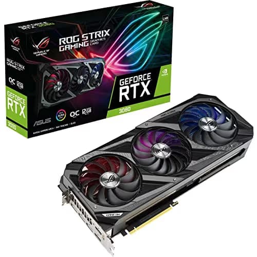 Asus ROG STRIX GAMING OC GeForce RTX 3080 12GB LHR 12GB GDDR6X Black / Silver main image