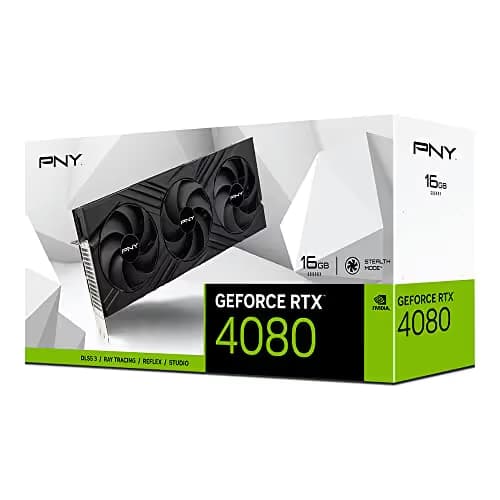 PNY VERTO GeForce RTX 4080 16GB GDDR6X Black image
