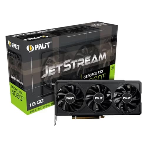 Palit JetStream GeForce RTX 4060 Ti 16GB GDDR6 Black main image