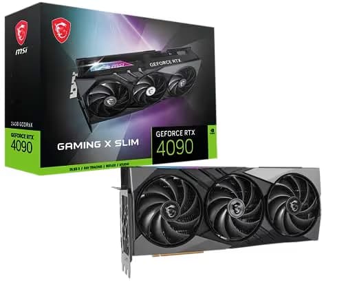 MSI GAMING X SLIM GeForce RTX 4090 24GB GDDR6X Black image
