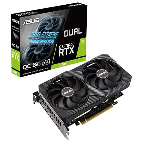 Asus DUAL OC GeForce RTX 3050 8GB GDDR6 Black main image