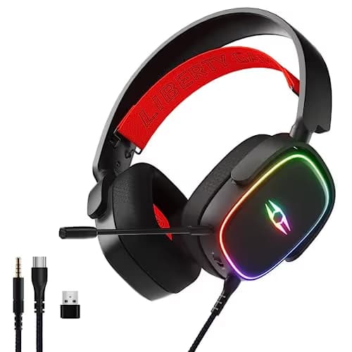 TAKSTAR Forge Wired Closed-Back Headphones Black / Red main image