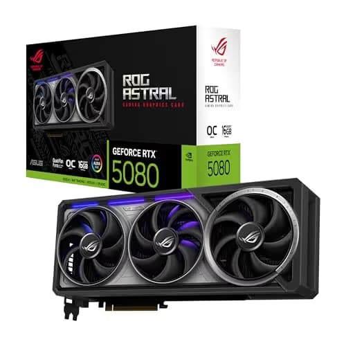 Asus ROG Astral OC GeForce RTX 5080 16 GB GDDR7 image